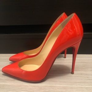 Christian Loubutine follie pigalle 100 mm sz 37.5